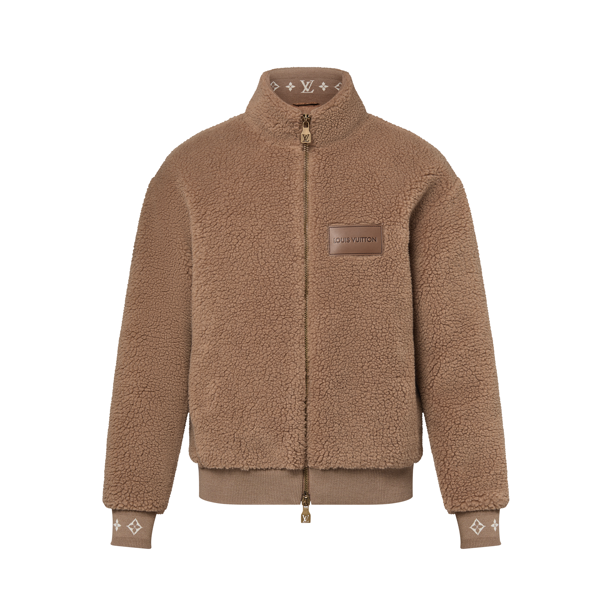 Leather Patch Fleece Blouson - Ready-to-Wear | Louis Vuitton India